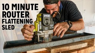 10 Minute Router Flattening Sled [upl. by Niatsirt]