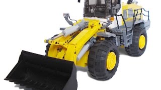 Lego Motorized Liebherr L 580 Wheel Loader [upl. by Pulcheria]