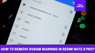 How to Remove NVRAM Warning in Redmi Note 8 Pro [upl. by Enilrek]