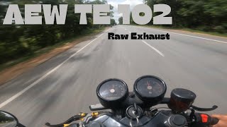 Continental GT exhaust note  AEW TE 102 [upl. by Esaertal104]