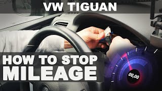 How to stop mileage  Vw Tiguan  Qick amp Easy [upl. by Chemar647]