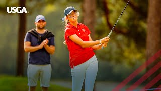 2024 Curtis Cup Highlights Friday FourBall at Sunningdale Golf Club [upl. by Merceer261]