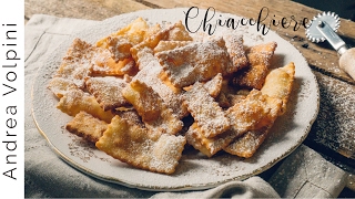 How to make CARNIVAL FOOD  Ricetta CHIACCHIERE o FRAPPE di carnevale [upl. by Tildie]