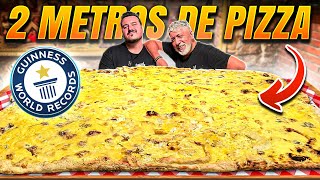 LA PIZZA GIGANTE de 2 METROS con TRAMPAS X PinoPrestanizzi [upl. by Eboh]