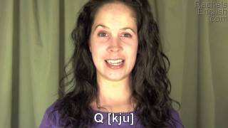 How to Pronounce the Alphabet American English Pronunciation [upl. by Aimas]