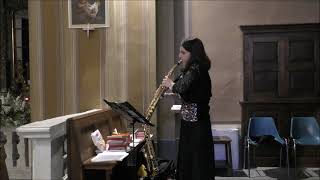 Camille SaintSaëns  Ave Maria  Isabella Stabio soprano sax [upl. by Nimrahc]