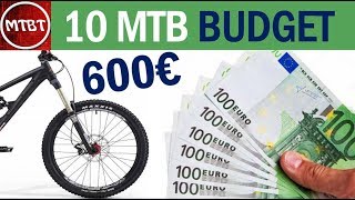 10 MTB a meno di 600€ adatte per iniziare e per escursionismo leggero per un budget ridotto MTBT [upl. by Chaffinch]