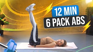 12 MIN 6 PACK ABS  NO EQUIPMENT  FITNESS MAMA [upl. by Welch]