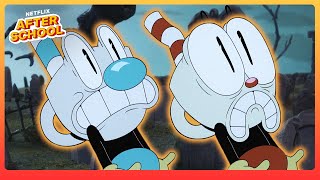 Cuphead amp Mugmans Graveyard Adventure 👻 The Cuphead Show  Netflix After School [upl. by Retsevlys]