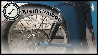 Bremsumbau Vorderrad Simson Vogelserie  Schwalbe KR51 SR4 Tutorial [upl. by Eruza]