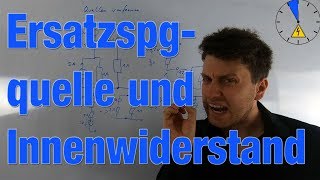 Ersatzspannungsquelle und Innenwiderstand berechnen an einem Beispiel ET5M [upl. by Auhsuoj474]