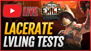 Best LVLING🔴LACERATE Gladiator Build PoE 325 [upl. by Shull]