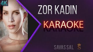 Sertab Erener Zor Kadın Karaoke [upl. by Annaiviv]