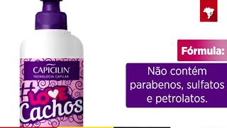 Ativador de Cachos Capicilin Love Cachos 300ml  Drogaria Minas Brasil [upl. by Wade]