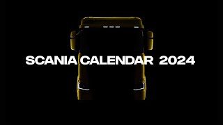 January Scania Calendar 2024 [upl. by Amil684]