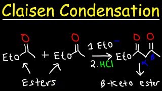 Claisen Condensation Reaction Mechanism [upl. by Nosrak]