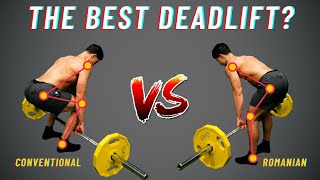 Conventional Deadlift VS Romanian Deadlift  Form amp Anatomy Explained [upl. by Chucho]