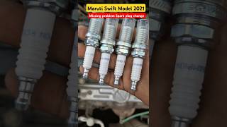 Maruti Swift Model 2021 petrol missing problem  Spark plug Change  automobile mechanic [upl. by Aekan]