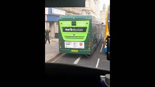 First Aberdeen Yutong E12 SG23WUA in Aberdeen city centre operating route 11A to Northfield [upl. by Joli922]