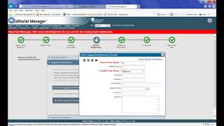 Authors Manuscript Submission Editorial Manager [upl. by Enawd194]