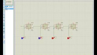 Décompteur asynchrone modulo 16 front DESCENDANT [upl. by Zemaj496]