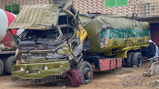 Hino Truck Accident Cabin Chassis Repair  Complete Restoration Video [upl. by Hess]