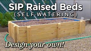 Selfwatering SIP Subirrigated Raised Bed Construction How to Build [upl. by Prudence]