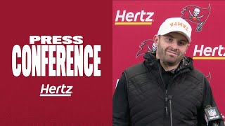 Baker Mayfield Reacts to Being Crowned NFC South Champions  Press Conference [upl. by Einaffit]