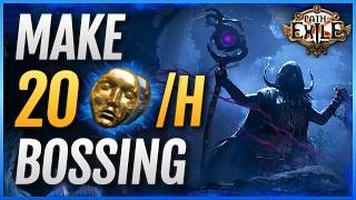 PoE 325 Farm 20DIVH via EASY BOSSING Farming Strategy  Path of Exile Guide [upl. by Laup502]