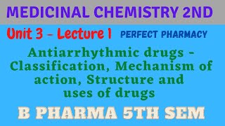 Antiarrhythmic drugs medicinal chemistry  Classification  Disopyramide phosphate synthesis [upl. by Lemak]