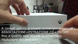 XBOX One  Errore E100 come risolvere e aggiornare il sistema [upl. by Zzahc]