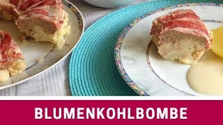 Blumenkohlbombe Low Carb aus dem Omnia Backofen  Ideal für den Campingkocher beim Caravaning [upl. by Eetsim]