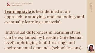 Individual Differences in Learning Kolbs’ Learning Styles and Gardners Multiple Intelligences [upl. by Ailime]