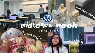 midterms week at yonsei university  studying  popups and my first kpop concert  indian in korea [upl. by Sheeran]