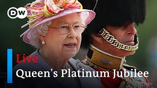 Watch live Great Britain celebrates Queen Elisabeths Platinum Jubilee with parade and ceremony [upl. by Oranneg372]