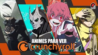 🤩 10 ANIMES INCREÍBLES PARA VER EN CRUNCHYROLL 4  Rincón Otaku [upl. by Eendys]