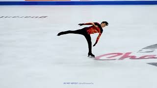 Nathan Chen  2022 US Nationals FS quotRocketmanquot fancam [upl. by Hamann]