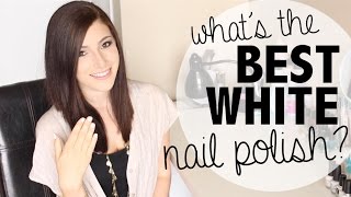 The Best White Nail Polish For Nail Art  KELLI MARISSA [upl. by Rojam]