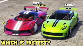 GTA 5  OCELOT PARIAH vs OCELOT VIRTUE  Which is Fastest [upl. by Udale]