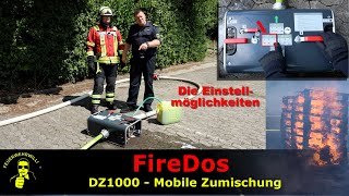 DZ1000 von FireDos Einsatz und Einstellungsmöglichkeiten [upl. by Hauger]