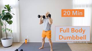 Full Body Dumbbell Workout  20 Minute [upl. by Cromwell]