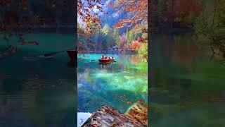 Autmn in Switzerland camping travel water boating autmn serenity view switzerland [upl. by Liberati]