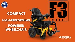 Forest 3 powered wheelchair  VERMEIRENInternational [upl. by Simonsen]