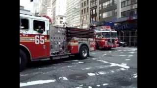 Sirène de pompier New York IMPRESSIONNANT  AMAZING FDNY siren [upl. by Yendis]