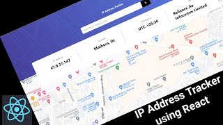 IP Address Tracker using react  Frontend Mentor Challenge  react javascript api tailwindcss [upl. by Nojad]