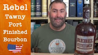 Rebel Tawny Port Finished Bourbon Review by WhiskyJason [upl. by Floris]