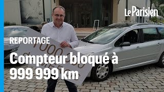 La 307 de Fabrice passe son million de kilomètres devant lusine Peugeot de Sochaux [upl. by Engdahl]