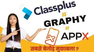 Classplus vs graphy  vs Appx App सबसे बेजोड़ मुकाबला [upl. by Johathan]