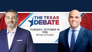 The Texas Debate Ted Cruz vs Colin Allred for US Senate REPLAY [upl. by Genet375]