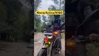 Offroad with Ntorqactivan160  shortvideo hyperrider youtubeshorts motovlog [upl. by Silyhp]